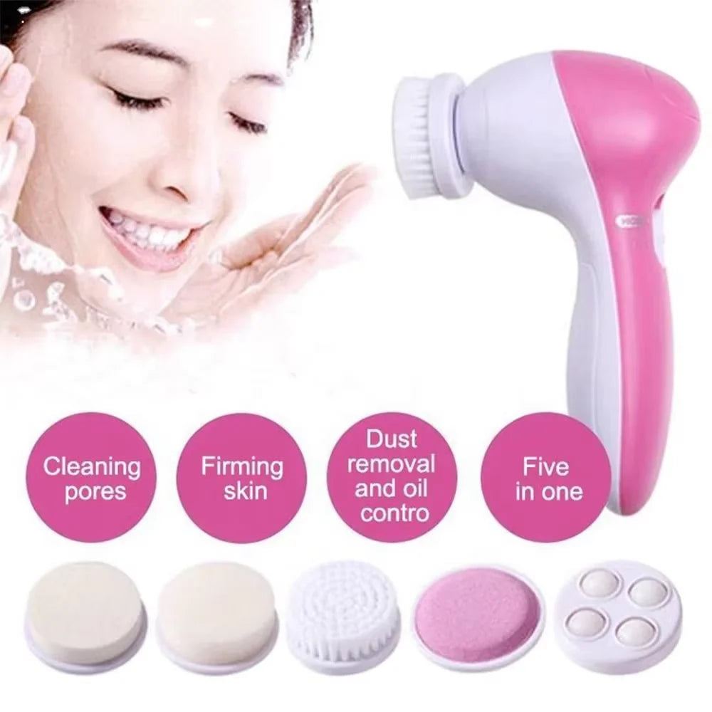 GlowBrush™ 5-in-1 Facial Cleansing Brush