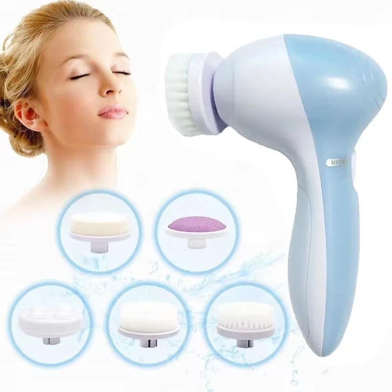 GlowBrush™ 5-in-1 Facial Cleansing Brush