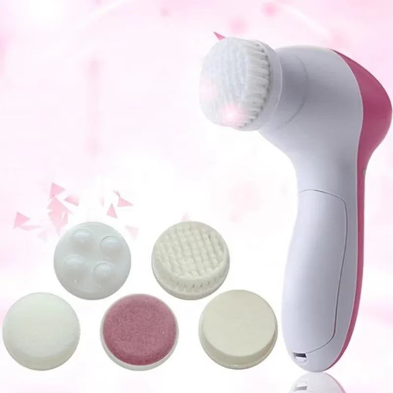 GlowBrush™ 5-in-1 Facial Cleansing Brush