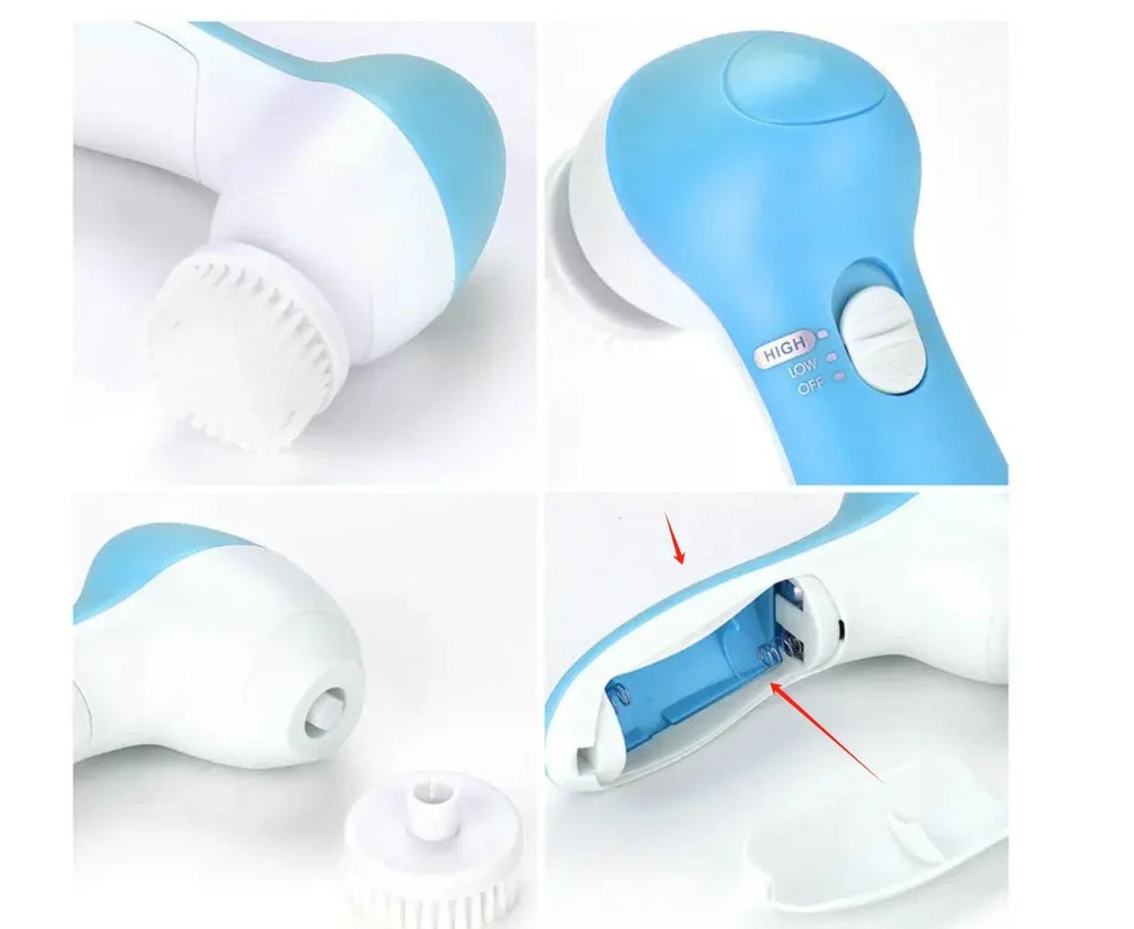 GlowBrush™ 5-in-1 Facial Cleansing Brush